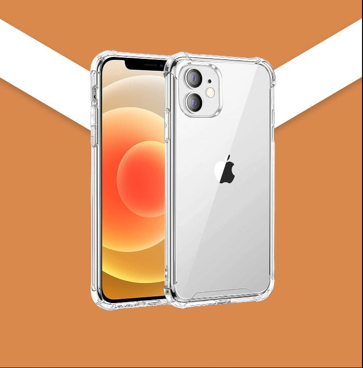 IPhone 15 - 16 Series Back PC+TPU Gorrila Case  Clear (Whole Box 20Pcs)