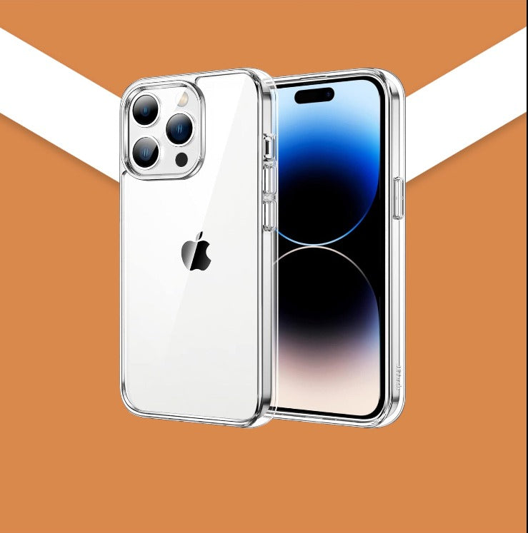 IPhone 15 - 16 Series Back PC+TPU Gorrila Case  Clear (Whole Box 20Pcs)