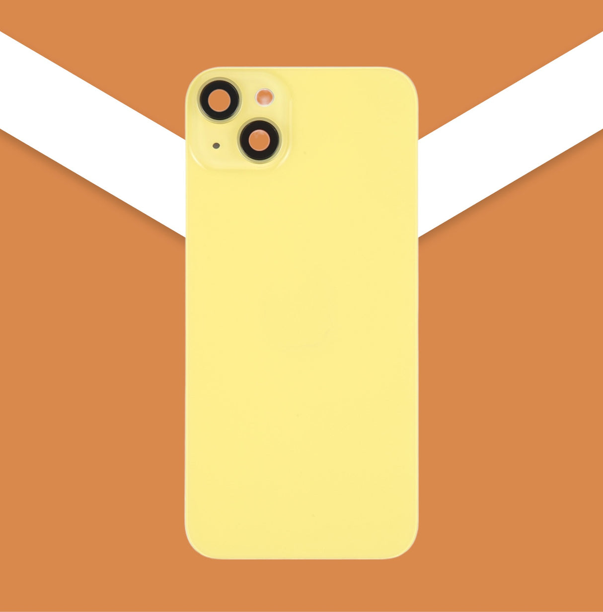 for iPhone 14 Plus Back Glass with Camera Lens and Magnent