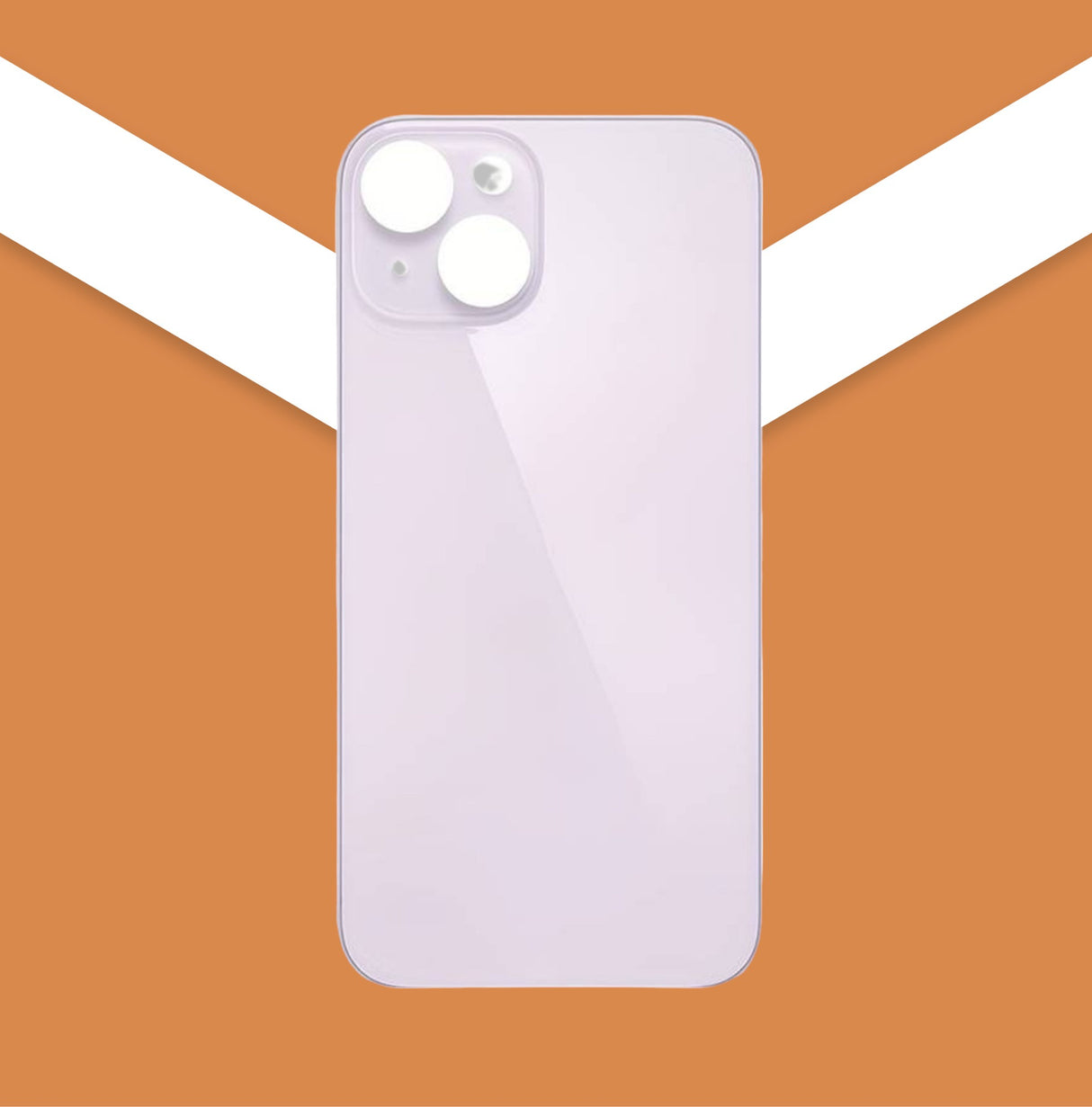 for iPhone 14 Plus Back Glass with Camera Lens and Magnent