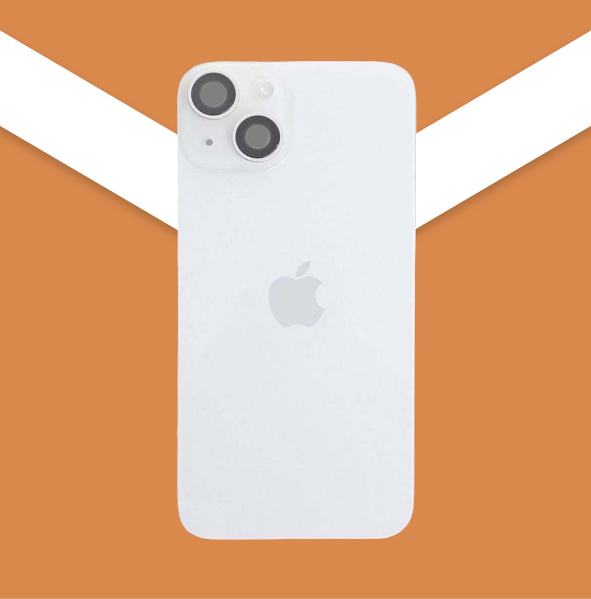 for iPhone 14 Plus Back Glass with Camera Lens and Magnent