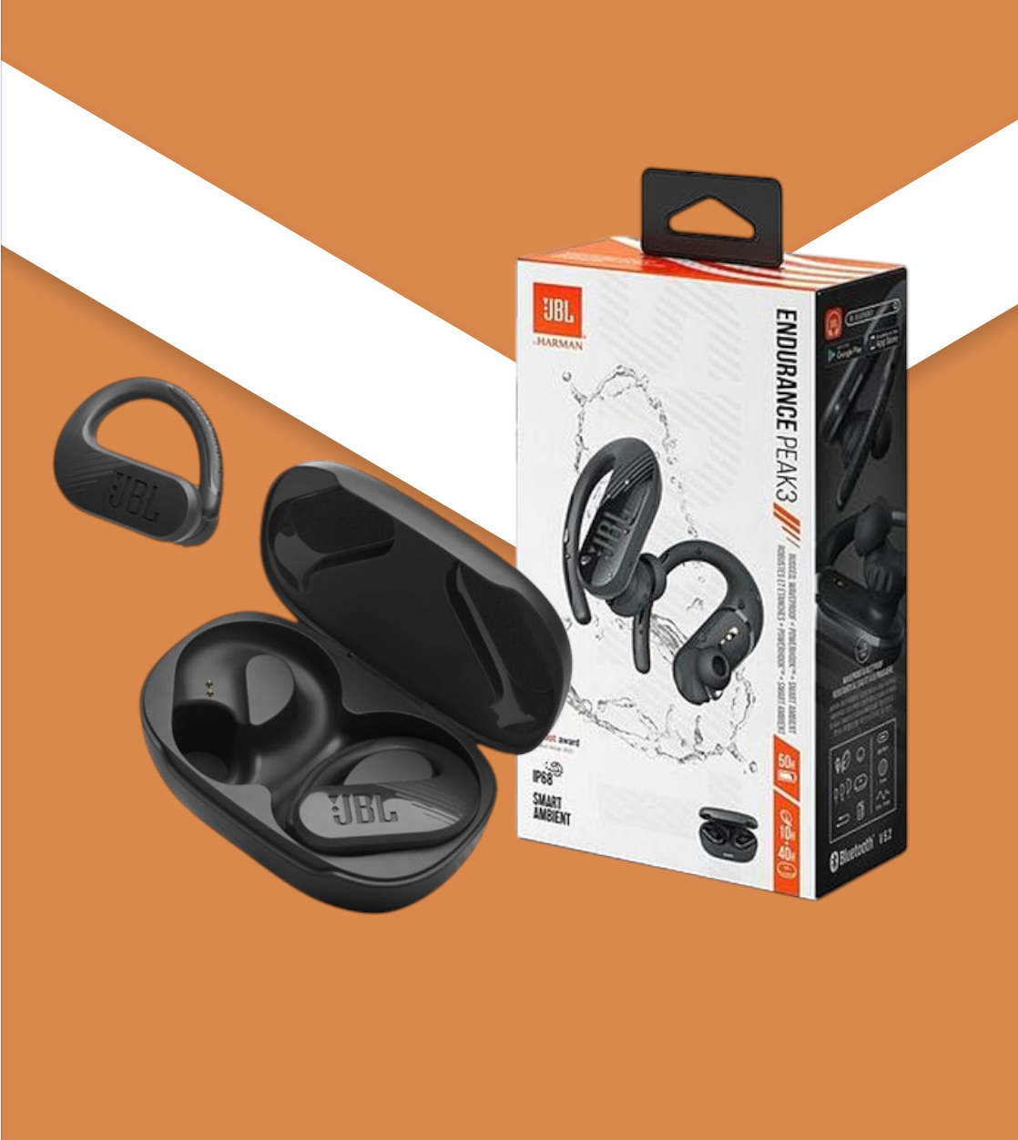 JBL Endurance Peak 3 True Wireless Sports Earbuds