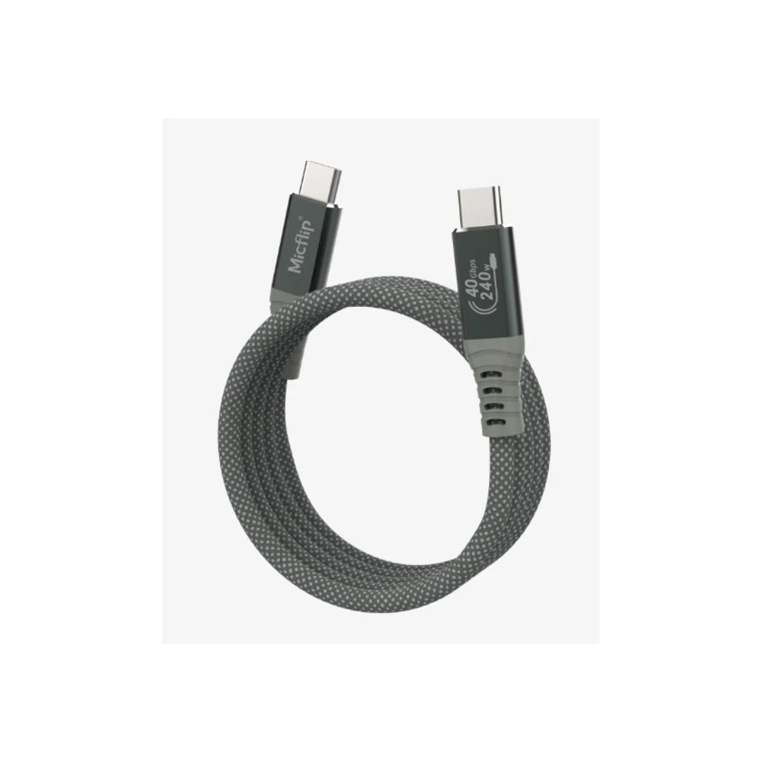 Micflip A26 USB4Gen3 240W40Gbps USB 4 magnetic data cable
