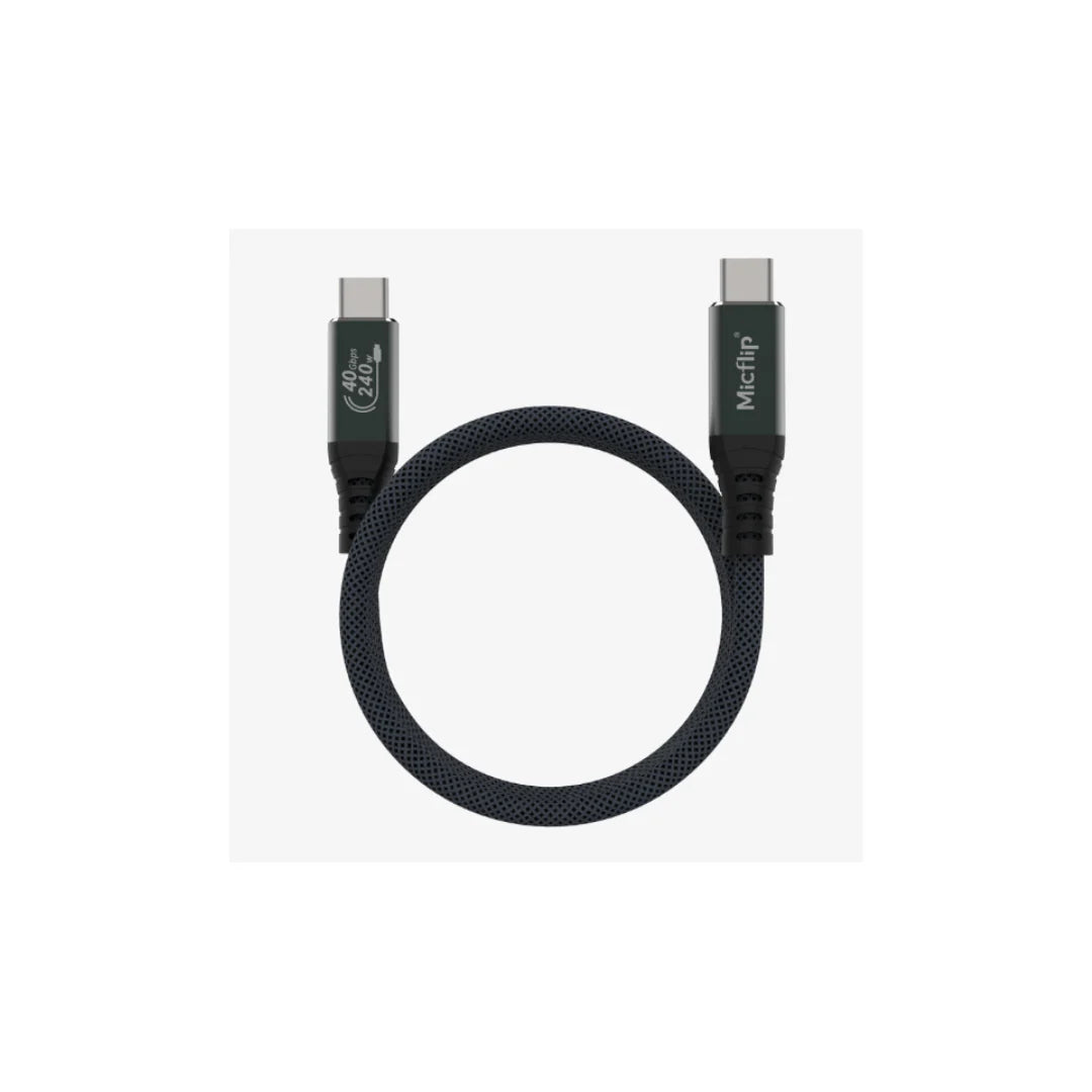 Micflip A26 USB4Gen3 240W40Gbps USB 4 magnetic data cable