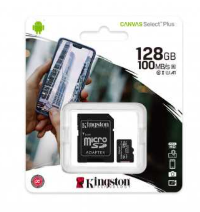 Kingston Canvas Select Plus Memory Card - Micro SDHC + SD Adapter (Original)