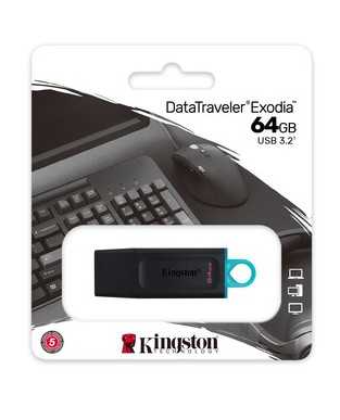 Kingston DataTraveler Exodia 64GB USB Flash Drive (Origin)