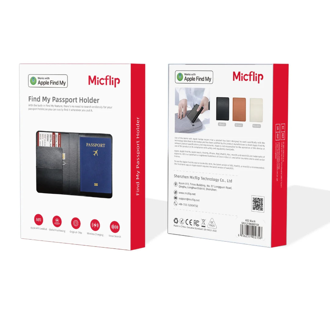 Micflip K025 Passport Holder Finder