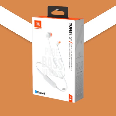 JBL Earphone Bluetooth Tune 115BT White