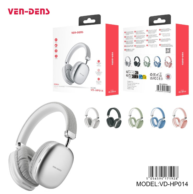 VEN-DENS ANC Active Noise Cancelling Wireless Headphone With BASS Stereo VD-HP014