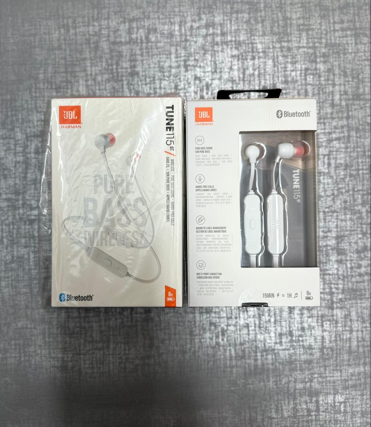 JBL Earphone Bluetooth Tune 115BT White