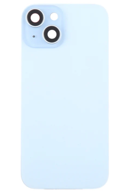 for iPhone 15 Plus Back Glass with Camera Lens and Magnent
