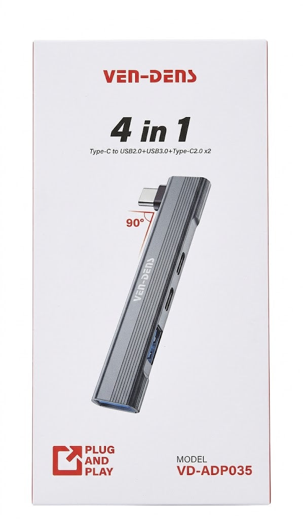 VD-ADP035 4 IN 1 GREY