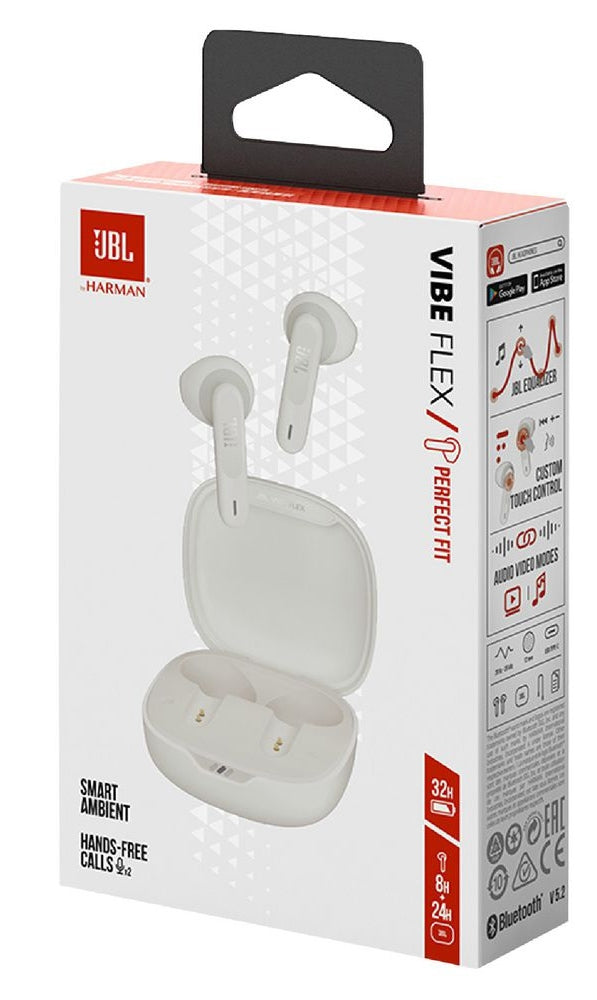 JBL Wave Flex In-Ear True Wireless Earbuds | White