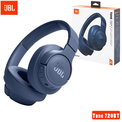 JBL Tune 720BT Pure Bass Wireless Bluetooth Headphones Blue