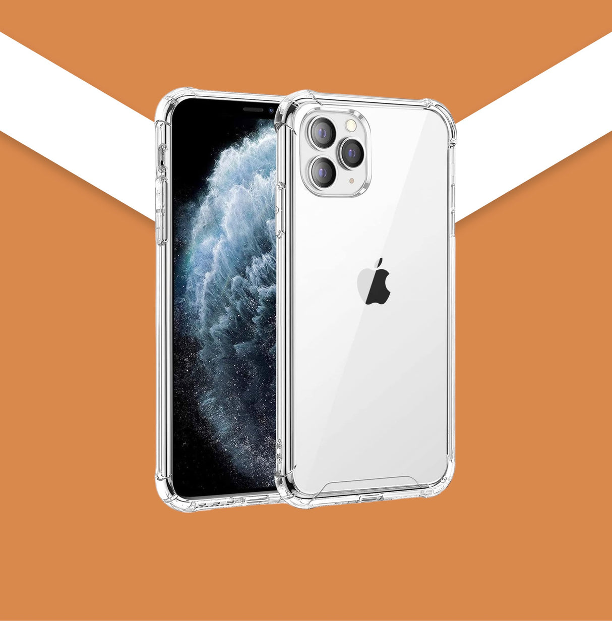 iPhone 11Pro Back PC+TPU Gorrila Case Clear