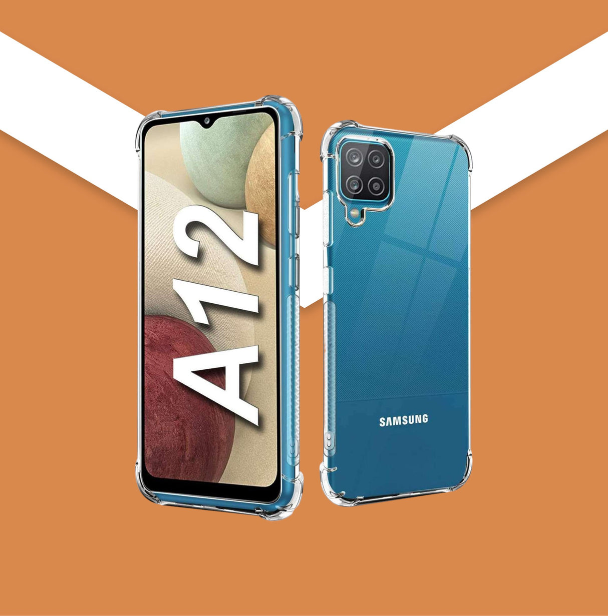 Samsung A12-5G Back PC+TPU Gorrila Case  Clear