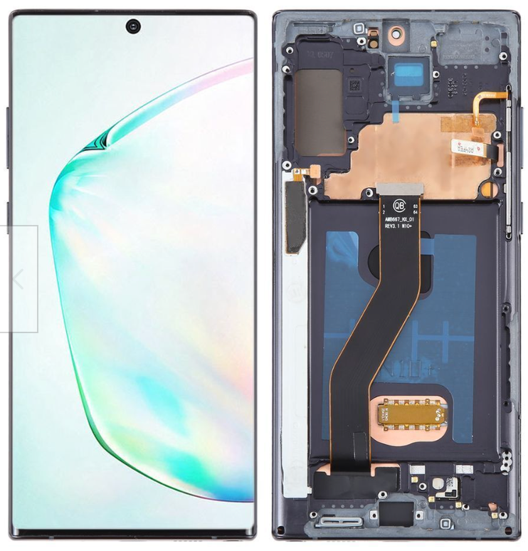 Samsung Note 10 Plus Basic Screen with Frame