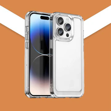 Back PC+TPU Gorrila Case Clear x 10  (1 Box ) for iphone Series