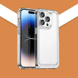 Back PC+TPU Gorrila Case Clear x 10  (1 Box ) for iphone Series