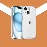 Back PC+TPU Gorrila Case Clear x 10  (1 Box ) for iphone Series