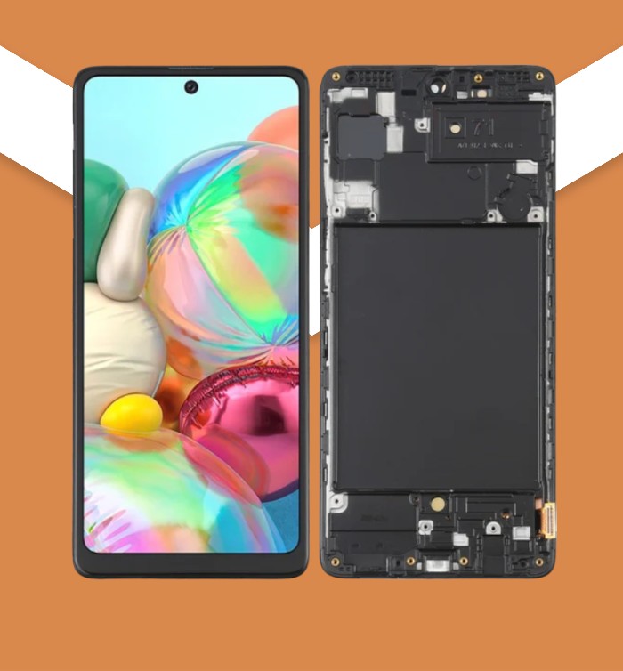 Samsung A71 Standard (OLED) Screen with Frame