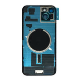 for iPhone 15 Pro Back Glass with Camera Lens and Magnent