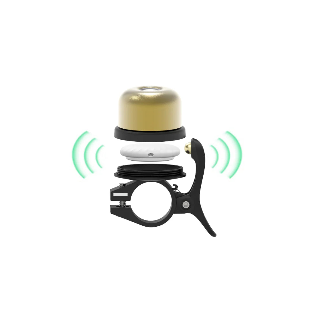 Micflip P20 Bicycle bell+FindMy Tag Set