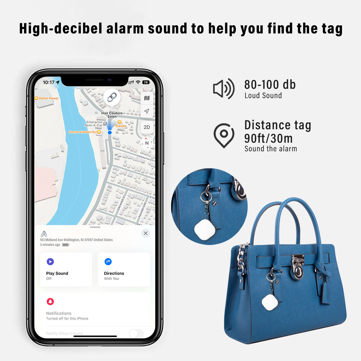 Apple MFi Certified Find My Tag Wallet Finder P03