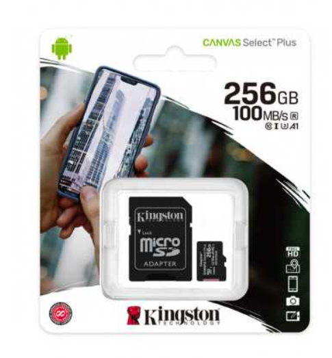 Kingston Canvas Select Plus  Memory Card - Micro SDHC + SD Adapter (Original)