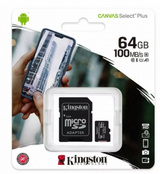 Kingston Canvas Select Plus  Memory Card - Micro SDHC + SD Adapter (Original)