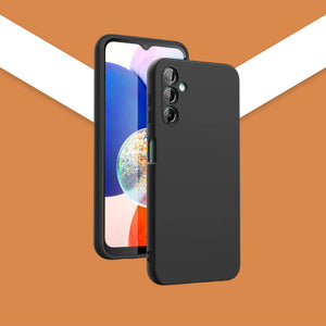 Black Silicon Case for Samsung A Series