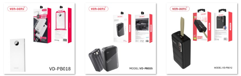 VEN-DENS Power Bank Wired (Fast Charging 22.5W)