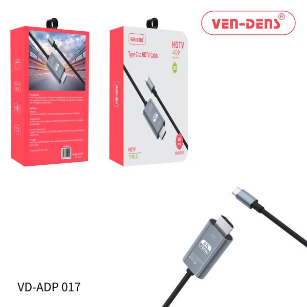 VEN-DENS Type C to HDTV CABLE (2M) VD-ADP017