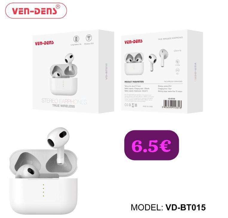 VEN-DENS Bluetooth Earphone VD-BT015