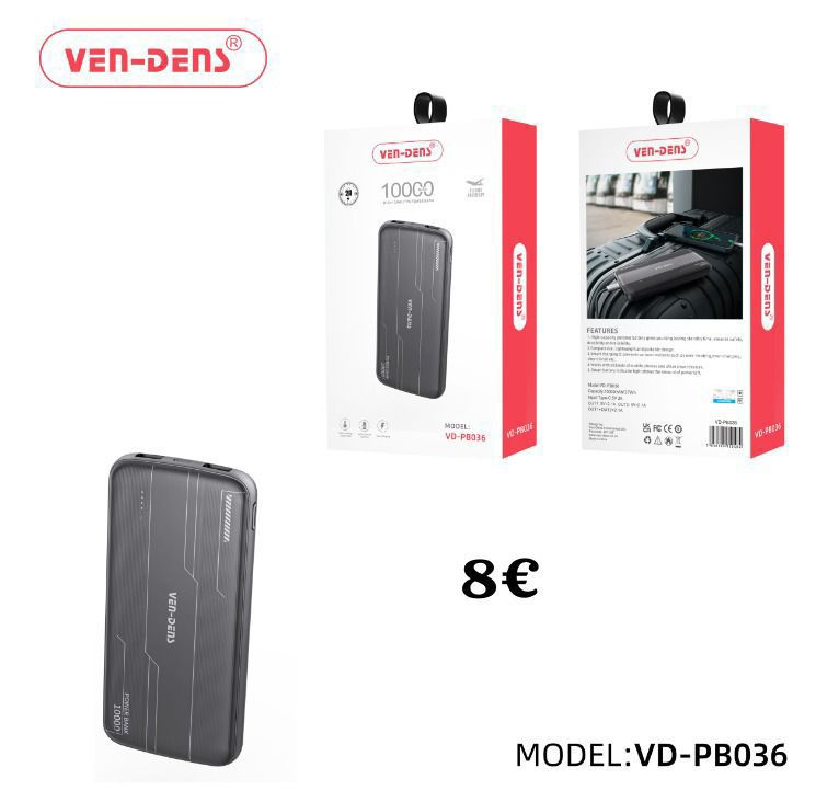 VEN-DENS 10000MA powerbank VD-PB036