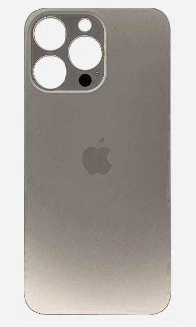 for iPhone 15 Pro Back Glass with Camera Lens and Magnent
