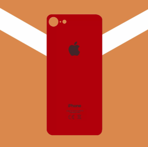 for iPhone 8G Back Glass