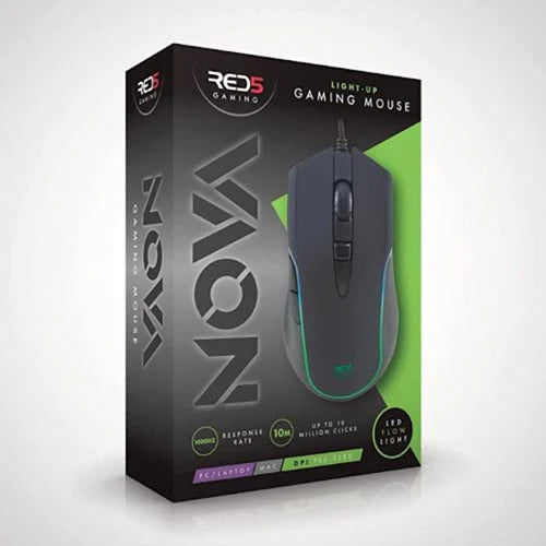 RED5 Nova Light Up Gaming Mouse